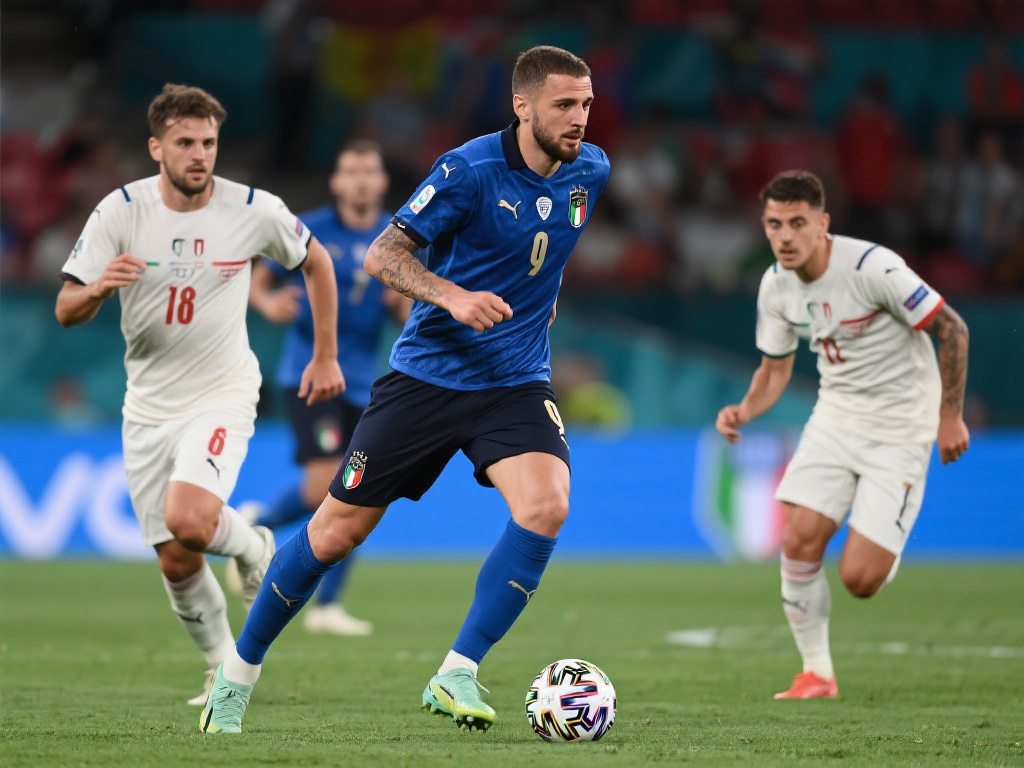 中场核心的崛起
意大利的中场配置可谓奢