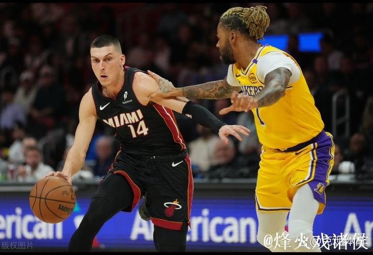 詹姆斯29分无力回天，浓眉仅得8分低迷，热火41分屠湖人创纪录