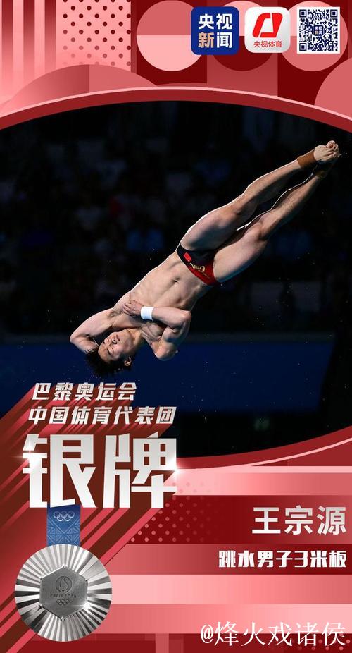 全运会跳水男子3米板决赛 王宗源霸气摘金